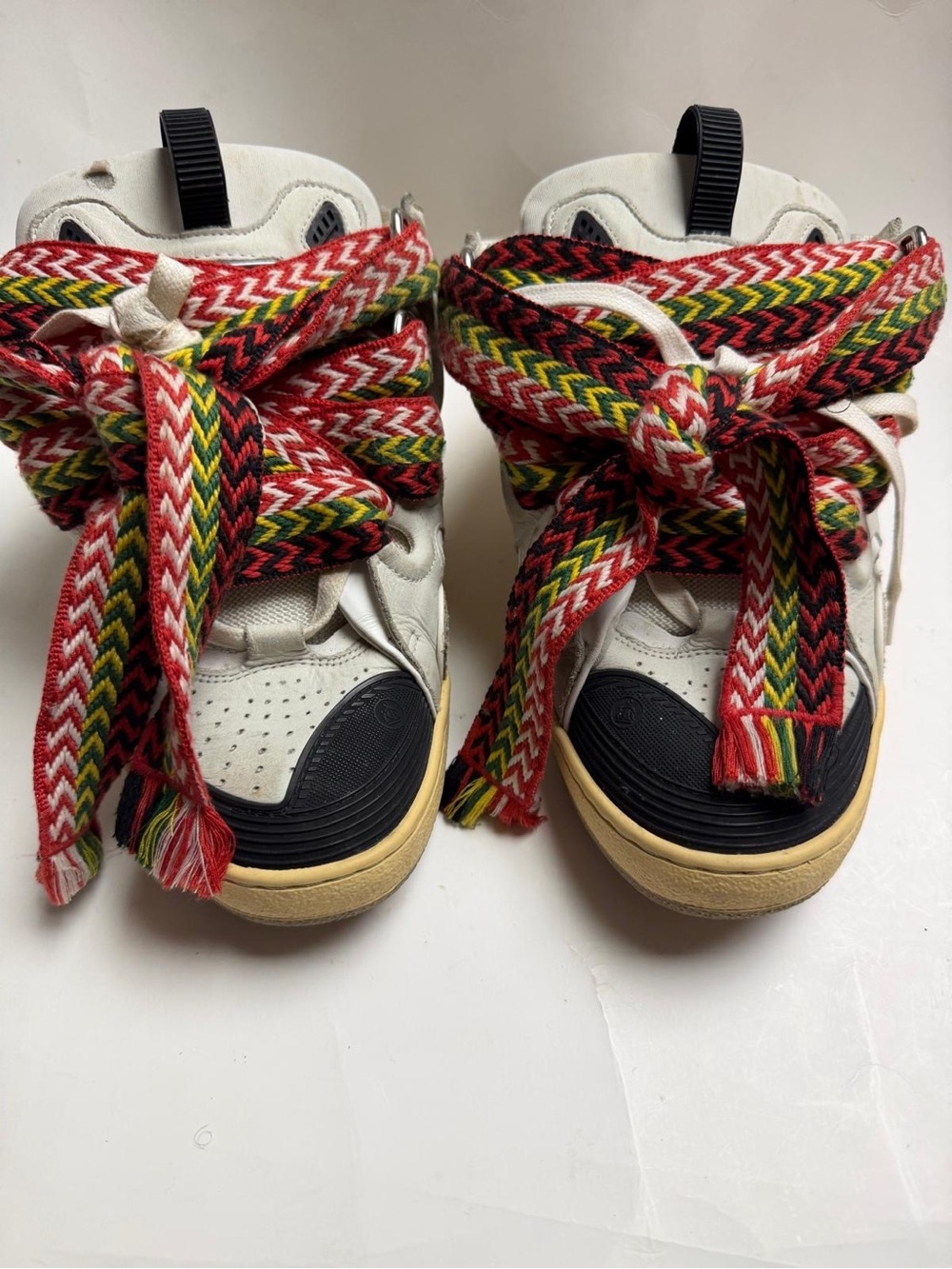 Lanvin curb  Leather and Suede Curb Chunky Sneakers size 41 US (W9.5)M8.5